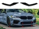 Клыки переднего бампера M5 BMW 5 series G30 G31 M5 F90 LCI 2020-2023 ABS пластик, черный глянец 2шт. для BMW 5 series G30 2017-2023 (9089) - изображение 1