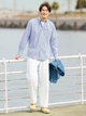 Джинсы Багги широкие мужские Uniqlo 538259961 32 Голубые (1159837005) - изображение 5