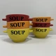 Набор бульонниц-пиал с ручками 650 мл 6 шт керамика SOUP SNT 20338 - изображение 7