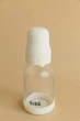 Пляшечка для годування BIBS Glass Bottle Round Latex 120ml повільний потік, Ivory - изображение 2
