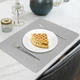Диатомитовый суперпоглощающий коврик для кухни 29*39 см Серый - изображение 9