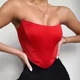 Жіночий корсетний топ корсет бюстьє топ-корсет Honey Fashion Accessories S/M червоний (10-122) - зображення 1