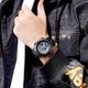 Чоловічий спортивний тактичний годинник Skmei Neon 10 Bar Black - изображение 5