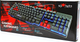Klawiatura przewodowa Red Fighter K1 USB Black (8590274464186) - obraz 7