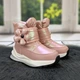 Детские зимние ботинки для девочки на овчине Kimboo розовые на липучке 29р (18 см) 5592 - изображение 7