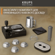 Кофеварка рожковая Krups Precision+ XP804T10 - изображение 5