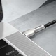 Кабель Baseus Cafule Series Metal Data Cable Type-C to Type-C 100W 2m Black (CATJK-D01) - изображение 6