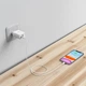 Зарядне HOCO 1USB 1Type-C PD20W QC3.0 3.1A білe - зображення 3