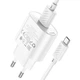 Зарядне Hoco C109A 1USB 3А 18W QC3.0 кабель Micro White - изображение 3