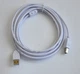 Кабель ATCOM USB AM - USB BM 3.0 м white 8099 - изображение 1
