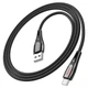 Кабель HOCO USB Type-C U133, data, 3A, 1.2м чорний - зображення 6
