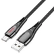 Кабель HOCO USB Type-C U133, data, 3A, 1.2м чорний - зображення 7