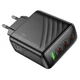Мережевий зарядний пристрій HOCO CS27A Supply PD67W (3C1A) charger (EU) Black (6942007639835) - изображение 5