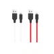 Кабель HOCO X21 USB to iP 2A, 1m, silicone, TPE connectors, Black+White (6957531071365) - изображение 3