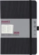 Щотижневик Axent 2026 Grand Lines 195x255 мм 96 аркушів Чорний (8531-26-01-A) - зображення 2