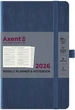 Щотижневик Axent 2026 Partner Lines 125x195 мм 96 аркушів Блакитний (8515-26-48-A) - зображення 2