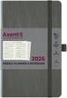 Щотижневик Axent 2026 Partner Lines 125x195 мм 96 аркушів Сірий (8515-26-03-A) - зображення 2