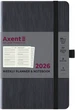 Щотижневик Axent 2026 Partner Lines 125x195 мм 96 аркушів Чорний (8515-26-01-A) - зображення 2
