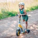 Детский трехколесный самокат биговел 2в1 MoMi Elios Grey yellow самокат с сиденьем для малышей от 18 месяцев с LED подсветкой колес, с ручным тормозом самокат для мальчика и девочки - изображение 2