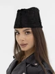 Пилотка из меха Каракуль D.Hats черного цвета - изображение 1