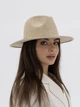 Шерстяная шляпа федора D.Hats цвет бежевый - изображение 2