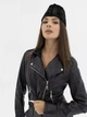 Пилотка из меха Каракуль D.Hats черного цвета - изображение 7