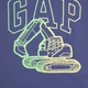Дитяча футболка для хлопчика Gap 867278886 86 см Синя (1159843521) - зображення 3
