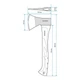 Топор, 600 г, ручка из фибергласса INTERTOOL HT-0261 - изображение 10