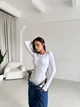 Жіночий класичний боді із віскози Uaclothes 44-46 Білий (like28944-91471357) - изображение 3