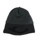 В'язана шапка-балаклава на флісі Black One Size - зображення 2