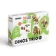 3D Пазл Картонный Cartonic Три Динозавра Dinos Trio 312 деталей - изображение 2