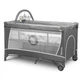 Ліжечко-манеж Lionelo Flower Grey Scandi 84 х 125 х 41 см - сірий - изображение 2