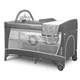 Ліжечко-манеж Lionelo Flower Grey Scandi 84 х 125 х 41 см - сірий - изображение 3