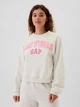 Свитшот на флисе женский GAP 194053650 XL Молочный (1159843861) - изображение 1