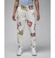 Брюки мужские Jordan M Ess Aop Flc Pant S Білий FN4547-133 - изображение 2