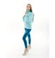 Кофта женские Cmp Woman Sweat XS Блакитний 3G27836-L219 - изображение 4