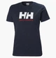 Футболка жіноча Helly Hansen Logo T-Shirt S Синій 34112-598 - зображення 1