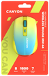 Миша Canyon MW-44 LED Wireless/Bluetooth Yellow-Blue (CNS-CMSW44UA) (G140641800646) - Уцінка - зображення 5