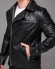 Куртка зі штучної шкіри R.A. Biker Jacket Black L чорна 1770-L - зображення 8