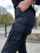 Жіночі тактичні штани "BAGIRA" BLACK Rip-Stop L/48 - изображение 4