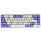 Игровая механическая клавиатура AJAZZ AK680 White-Purple c подсветкой, красные переключатели 68клавиш, Hot Swap - изображение 1