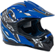 Kask Motocyklowy Enduro Niebieski rozmiar L (5903864984194) - obraz 1