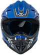 Kask Motocyklowy Enduro Niebieski rozmiar S (5903864984217) - obraz 3