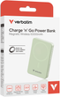 УМБ Verbatim Charge Go Essentials 10000 mAh 20W Green (23942322283) - зображення 4