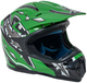 Kask Motocyklowy Enduro Zielony rozmiar S (5903864984248) - obraz 1