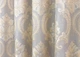 Комплект готових штор VR-Textil Льон Корона Марія № 1268ш Світло-сірий з золотистим 100х270 см 2 шт (31-535) - зображення 7