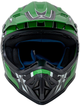 Kask Motocyklowy Enduro Zielony rozmiar M (5903864984231) - obraz 4