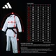 Комплект кимоно Adidas Fighter Slim Fit (2 куртки и 1 штаны) | белый | Adidas K220DNAKIT размер 185 - изображение 2