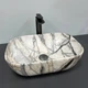 Умывальник (раковина) VBI RAVENNA LIGHT GREY ONYX GLOSSY накладной - изображение 1