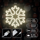 Декоративна неонова LED вивіска Forever Light CHRISTMAS SNOWFLAKE 30 x 30 см (RTV100260) - зображення 3